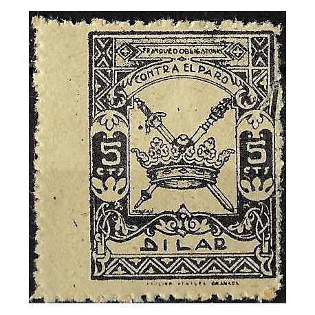 Viñeta. Contra el Paro. Dilar. 5 Céntimos (Nuevo, con señal de fijasellos)