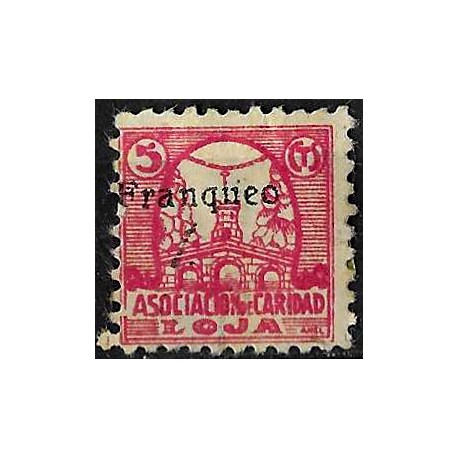 Viñeta. Loja. Caridad. 5 Céntimos (Usado)