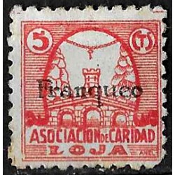 Viñeta. Loja. Caridad. 5 Céntimos (Usado)