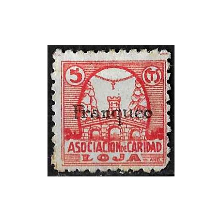 Viñeta. Loja. Caridad. 5 Céntimos (Usado)