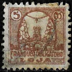 Viñeta. Loja. Caridad. 5 Céntimos (Usado)