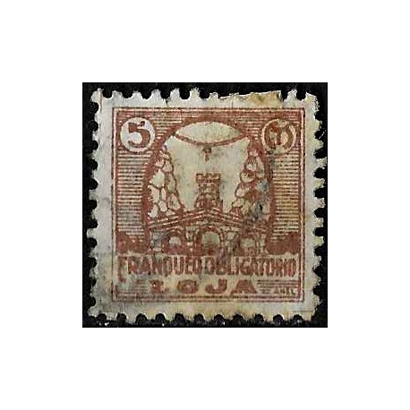 Viñeta. Loja. Caridad. 5 Céntimos (Usado)