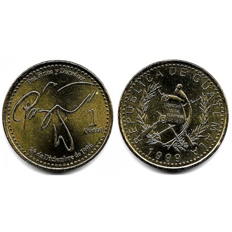(284) Guatemala. 1999. 1 Quetzal (SC)