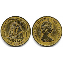 (15) Estados Orientales Caribeños. 1981. 1 Dollar (MBC-)