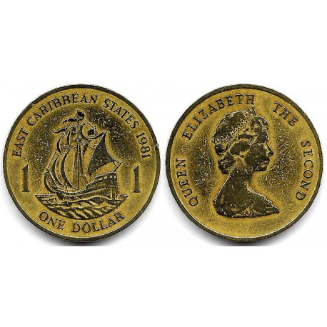 (15) Estados Orientales Caribeños. 1981. 1 Dollar (MBC-)
