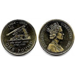 (1051) Gibraltar. 2004. 1 Pound (SC-)