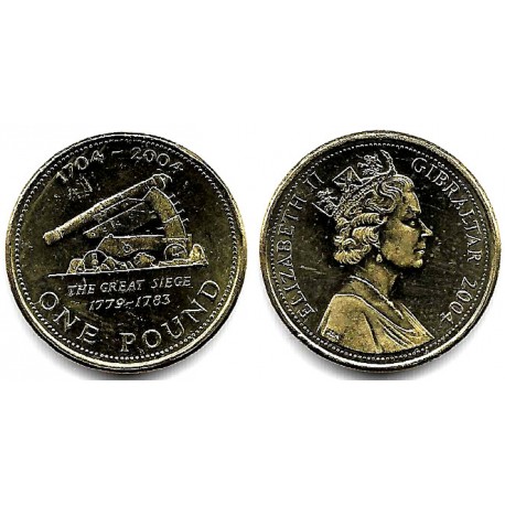 (1051) Gibraltar. 2004. 1 Pound (SC-)