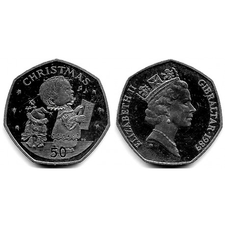 (31) Gibraltar. 1989. 50 Pence (EBC)