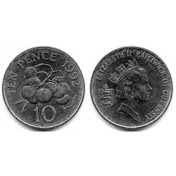 (43.1) Guernsey. 1992. 10 Pence (SC)