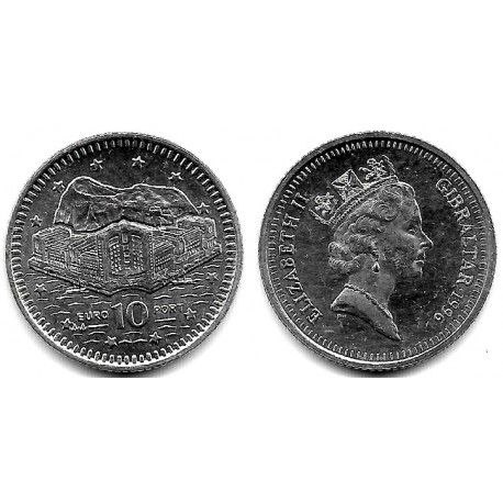 (112) Gibraltar. 1996. 10 Pence (SC)