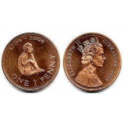 (1046) Gibraltar. 2004. 1 Penny (SC-)