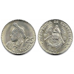 (268) Guatemala. 1966. 25 Centavos (EBC)
