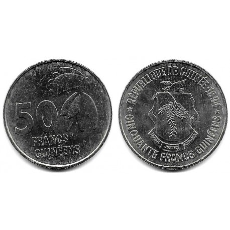 (63) República de Guinea. 1994. 50 Francs (SC)