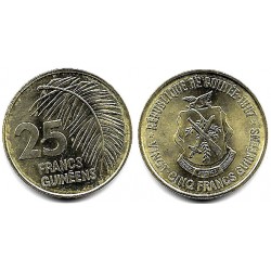 (60) República de Guinea. 1987. 25 Francs (SC-)