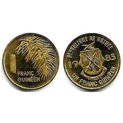 (56) República de Guinea. 1985. 1 Franc (SC)