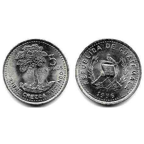 (276.4) Guatemala. 1996. 5 Centavos (SC)