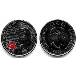 (1324a) Canadá. 2012. 25 Cents (SC)