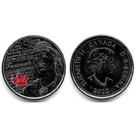 (1324a) Canadá. 2012. 25 Cents (SC)