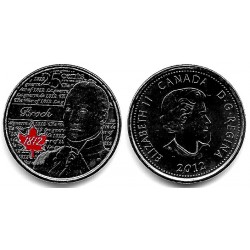 (1322a) Canadá. 2012. 25 Cents (SC)