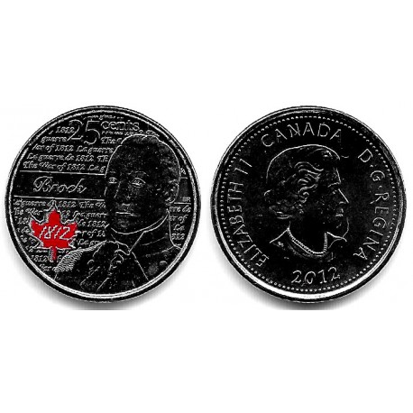 (1322a) Canadá. 2012. 25 Cents (SC)