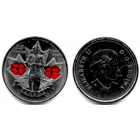 (1028) Canadá. 2010. 25 Cents (SC)