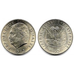 (101a) Haití. 1972. 50 Centimes (SC)