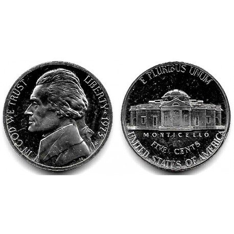 (A192) Estados Unidos de América. 1973(S). 5 Cents (Proof)