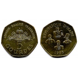 (156) Haití. 1995. 5 Gourdes (EBC+)
