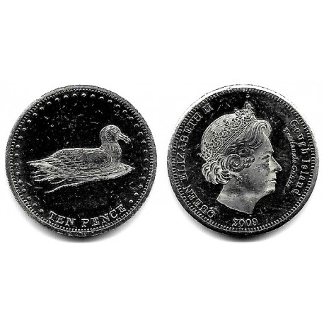 Islas Gough. 2009. 10 Pence (EBC+)