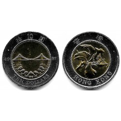 (78) Hong Kong. 1997. 10 Dollars (SC)