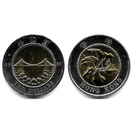 (78) Hong Kong. 1997. 10 Dollars (SC)