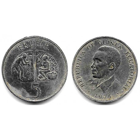 (33) Guinea Ecuatorial. 1975. 5 Ekuele (MBC)