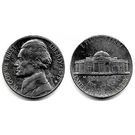 (A192) Estados Unidos de América. 1975(S). 5 Cents (Proof)