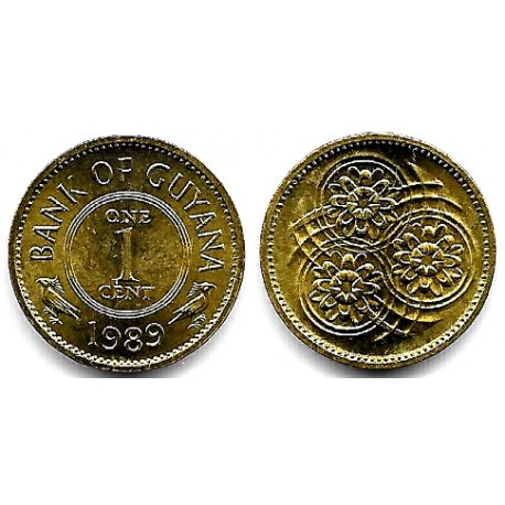 (31) Guyana. 1989. 1 Cent (SC-)