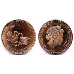 Islas Gough. 2009. 1 Penny (EBC+)