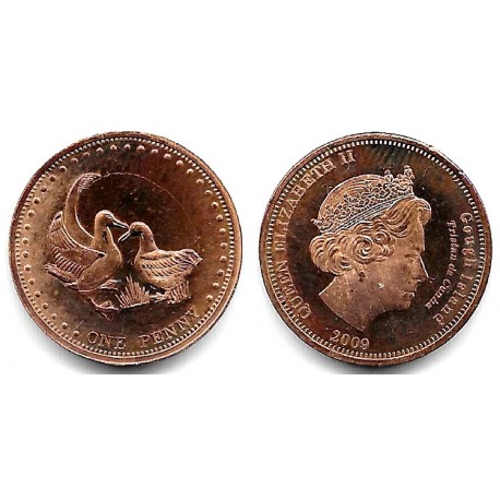 Islas Gough. 2009. 1 Penny (EBC+)