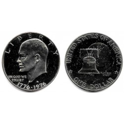 (206) Estados Unidos de América. 1976(S). 1 Dollar (Proof)