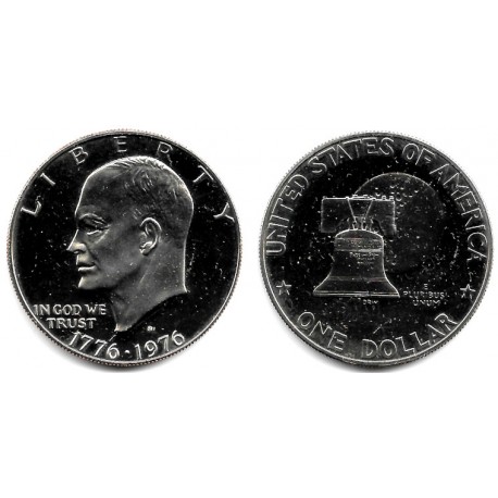 (206) Estados Unidos de América. 1976(S). 1 Dollar (Proof)