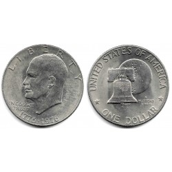(206) Estados Unidos de América. 1976. 1 Dollar (MBC)