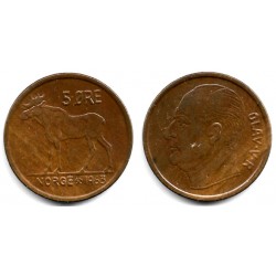 (405) Noruega. 1963. 5 Ore (MBC)