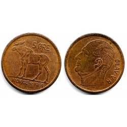 (405) Noruega. 1969. 5 Ore (MBC)