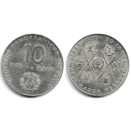 (58) Alemania Democrática. 1975(A). 10 Mark (EBC)