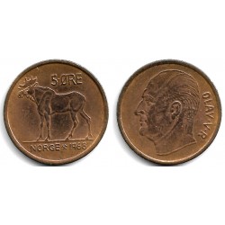 (405) Noruega. 1968. 5 Ore (MBC)