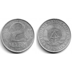 (48) Alemania Democrática. 1977(A). 2 Mark (MBC)