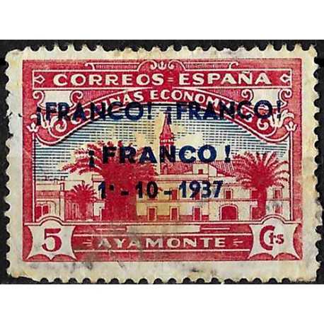 Viñeta. Cocinas Económicas. Ayamonte. 5 Céntimos (Usado)