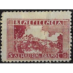 Viñeta. Beneficencia. Alhaurin el Grande. 5 Céntimos (Nuevo, sin goma)