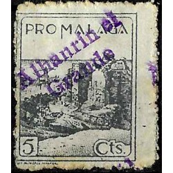 Viñeta. Pro Málaga. Alhaurin el Grande. 5 Céntimos (Usado)