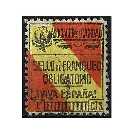 Viñeta. Asociación de Caridad. 1 Céntimo (Usado)