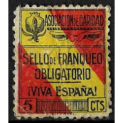 Viñeta. Asociación de Caridad. 5 Céntimos (Usado)