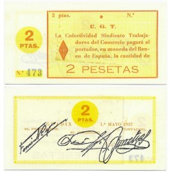 Guadix. 1937. 2 Pesetas (SC)